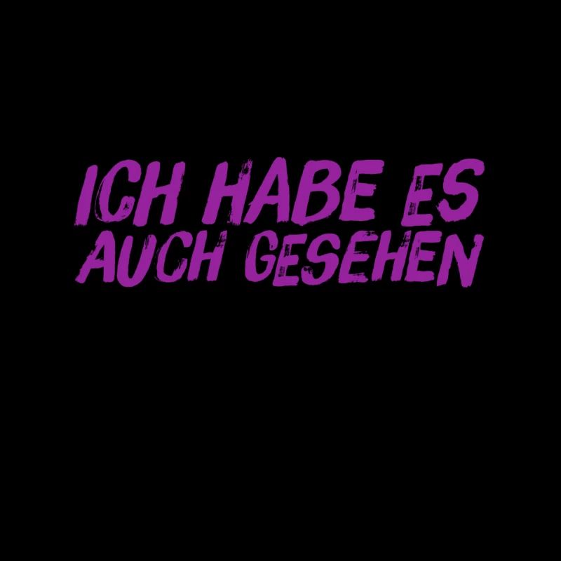 ich sah es ebenfalls