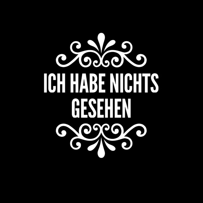 nichts erblickt