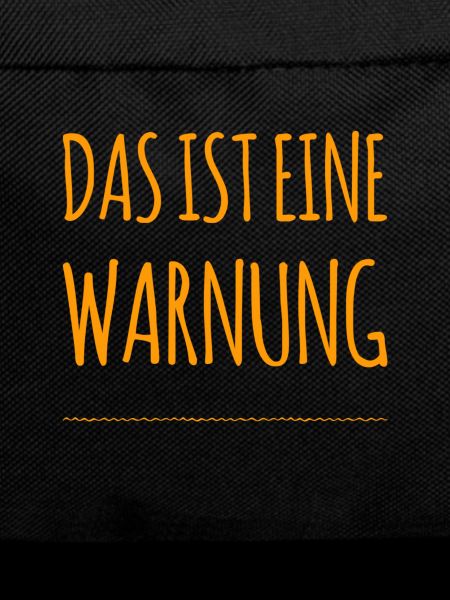 so sieht eine Warnung aus