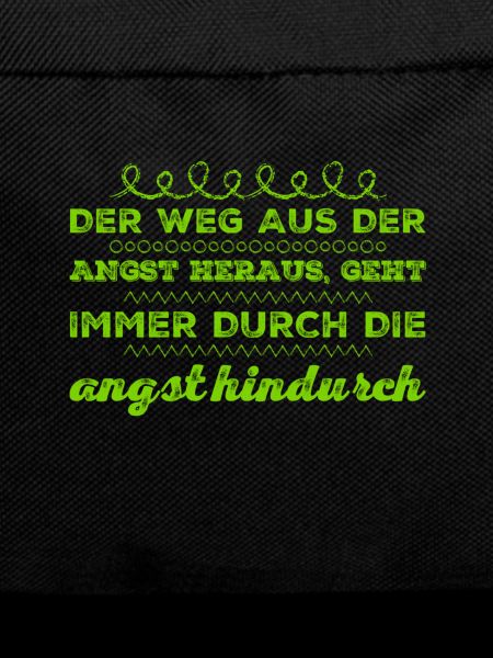 stell dich deiner Angst