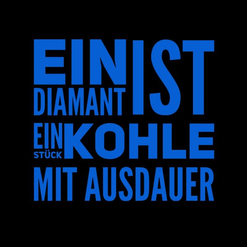 ein Diamant mit Ausdauer
