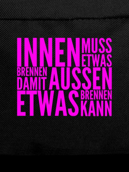 in mir brennt es