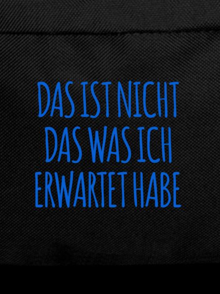 wie unerwartet