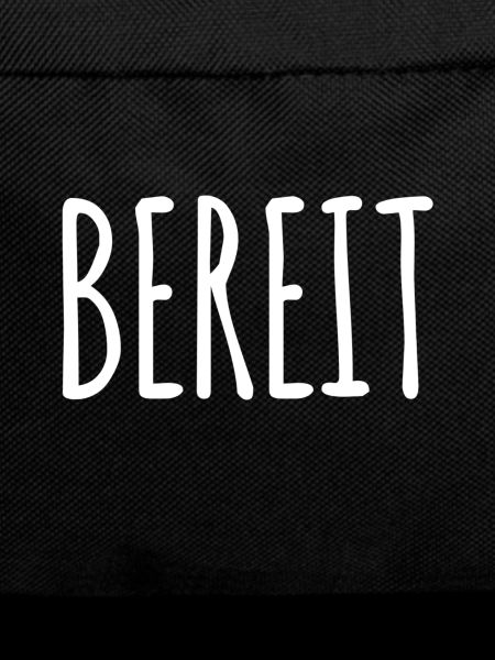 ich bin bereit