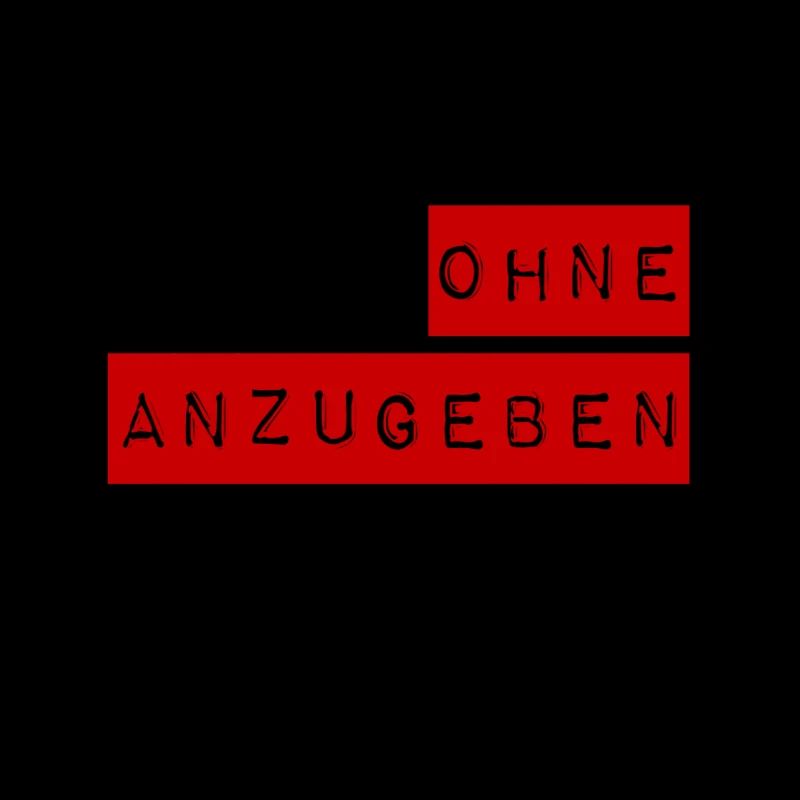 ich bin bescheiden