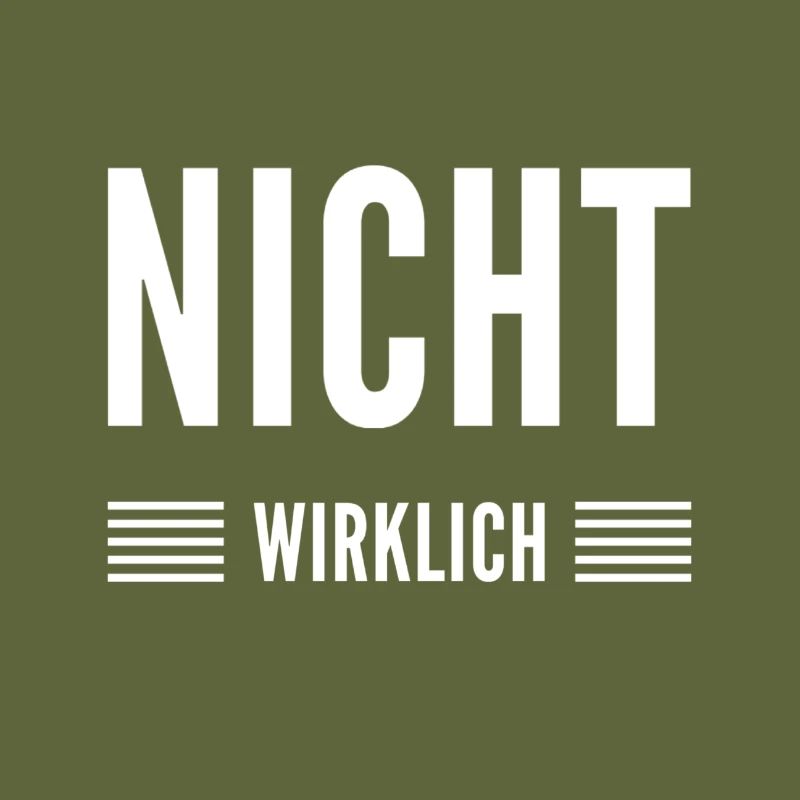 nicht wirklich