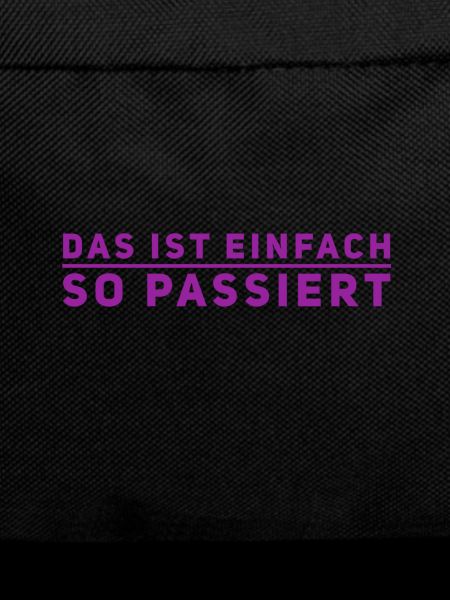 das war nicht mein Plan