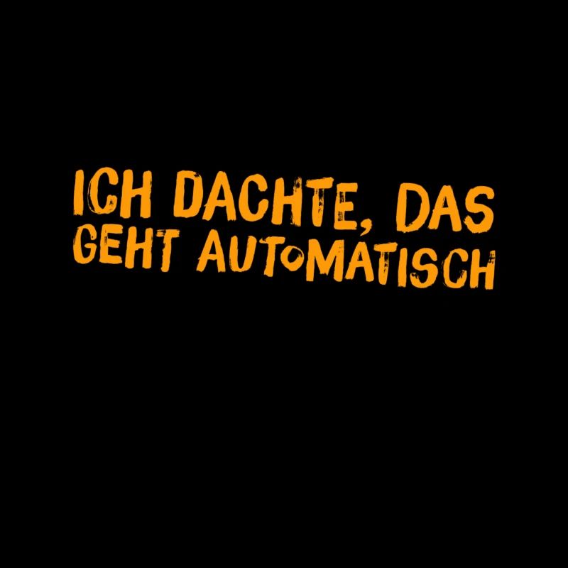 das geht nicht von selbst