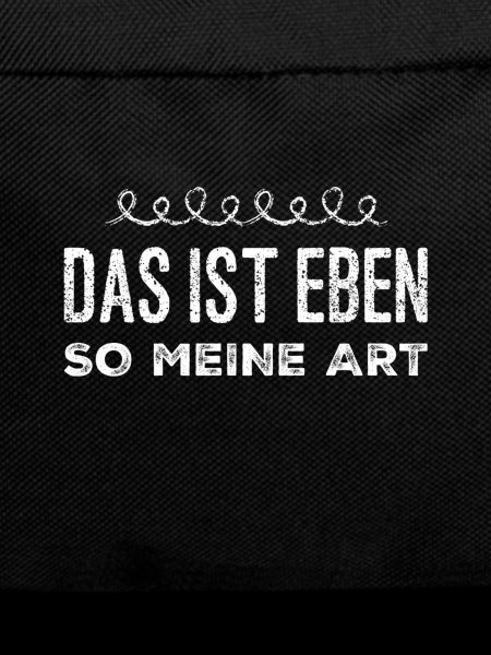 so bin ich eben