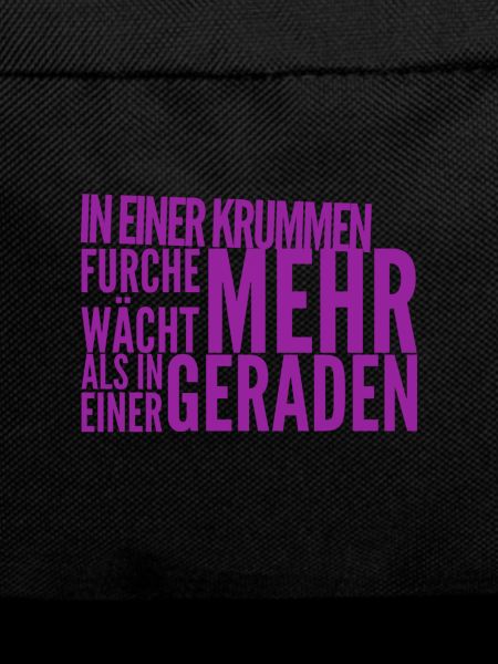 gerade Furche