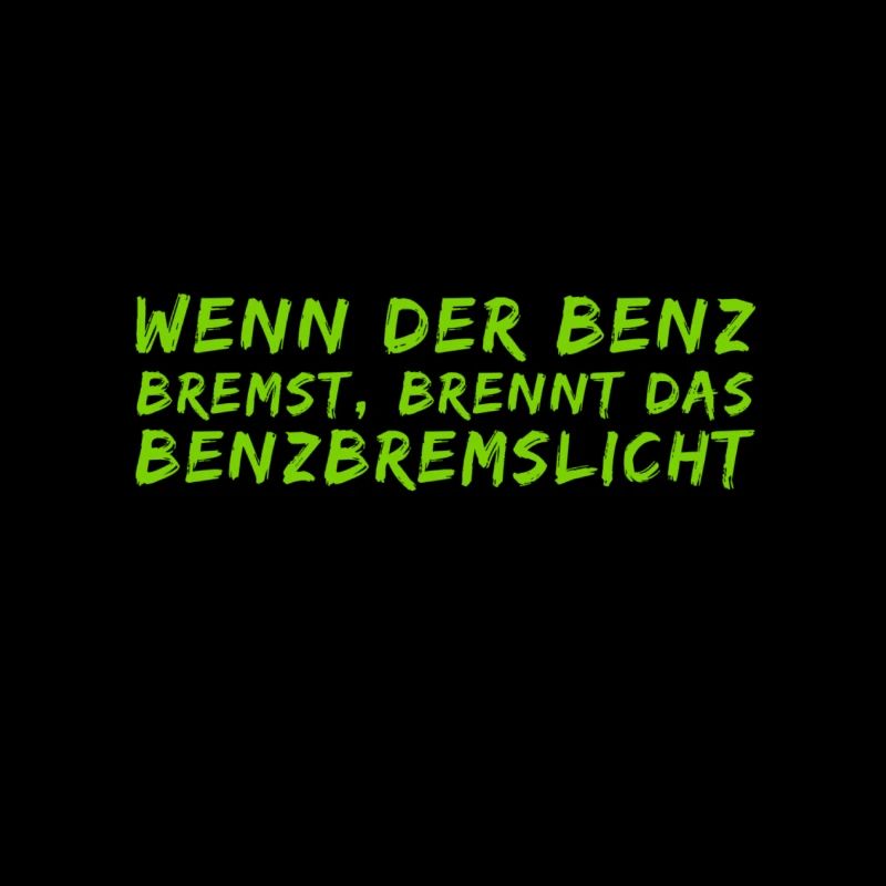 der Benz bremst