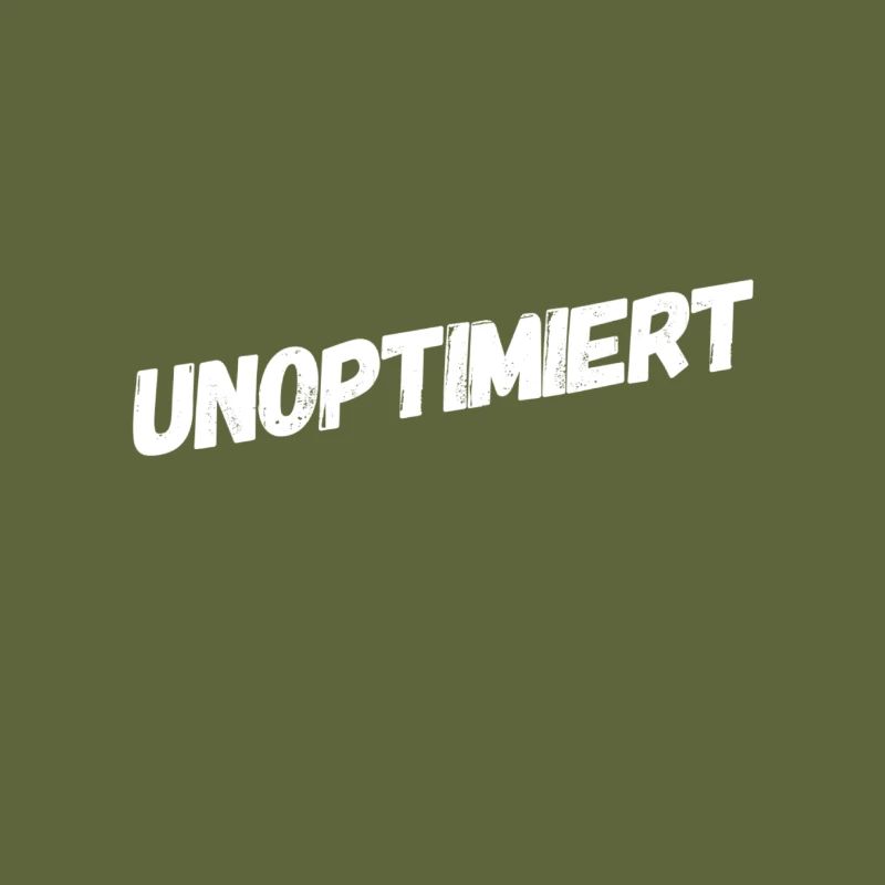 I'm optimizing myself