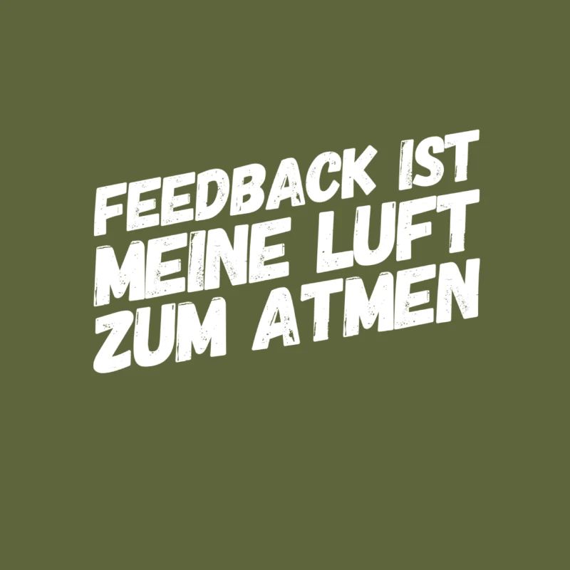Feedback ist mein Ding