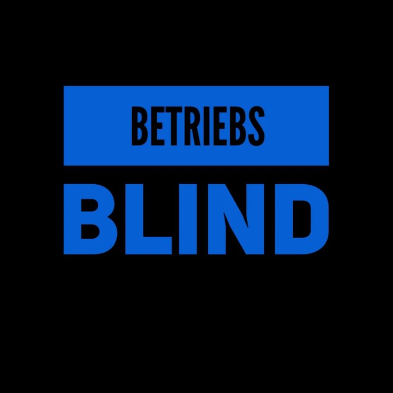 blind auf der Arbeit