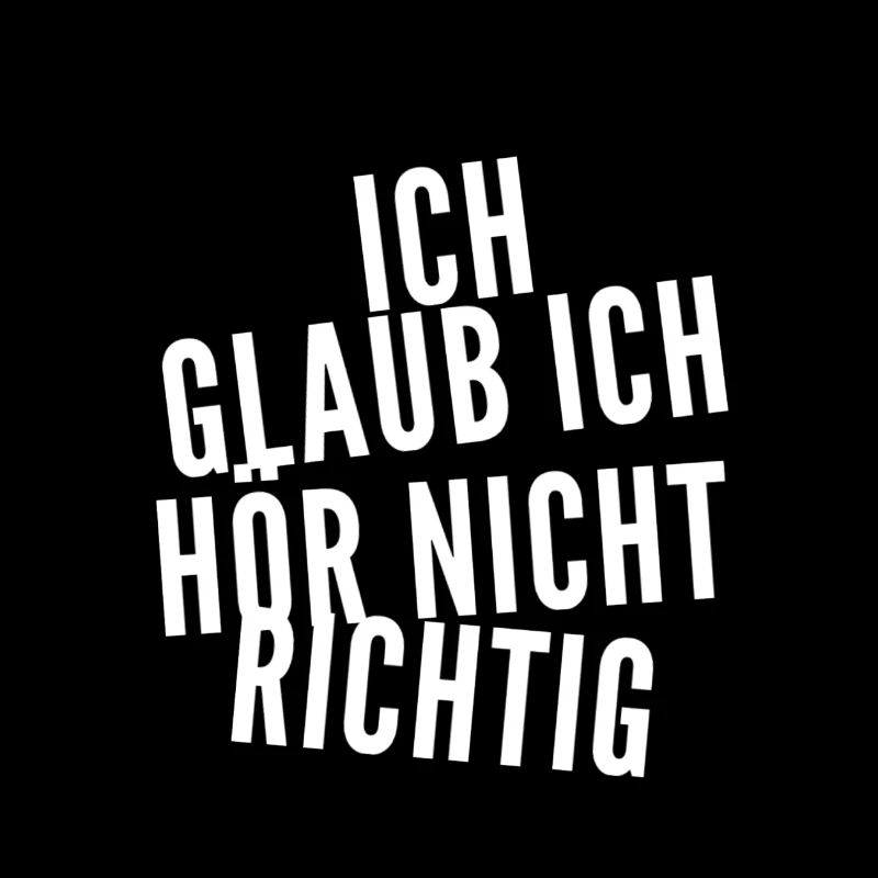 ich glaube es nicht