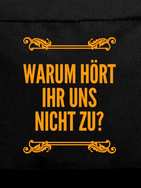 hört uns bitte zu