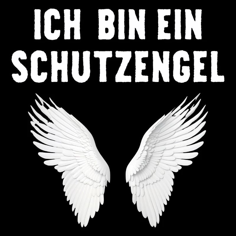 Ich bin ein Schutzengel mit Flügeln ein Engel