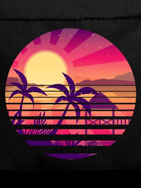 Sunset asian landscape