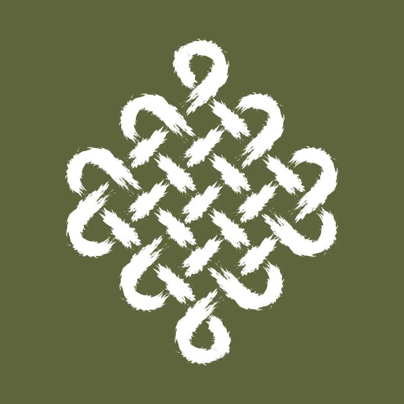 Infinity symbol Celtic symbol brush