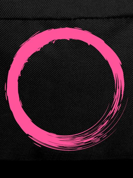 Customizable pink circle circular shape