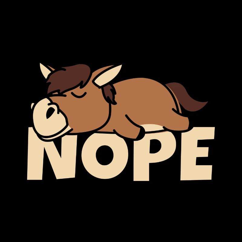 Nope horse