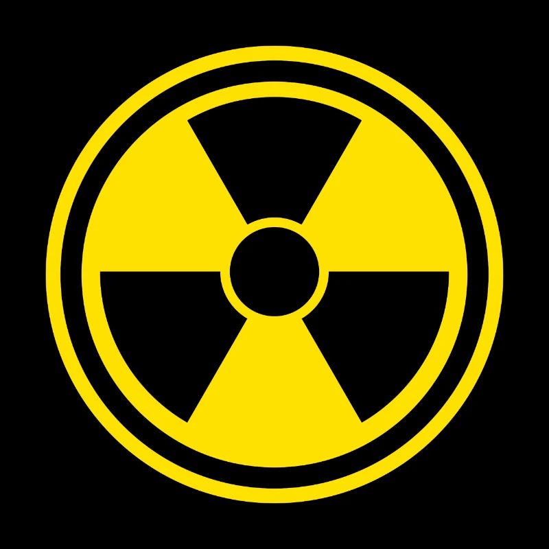 Panneau d'avertissement Nucléaire