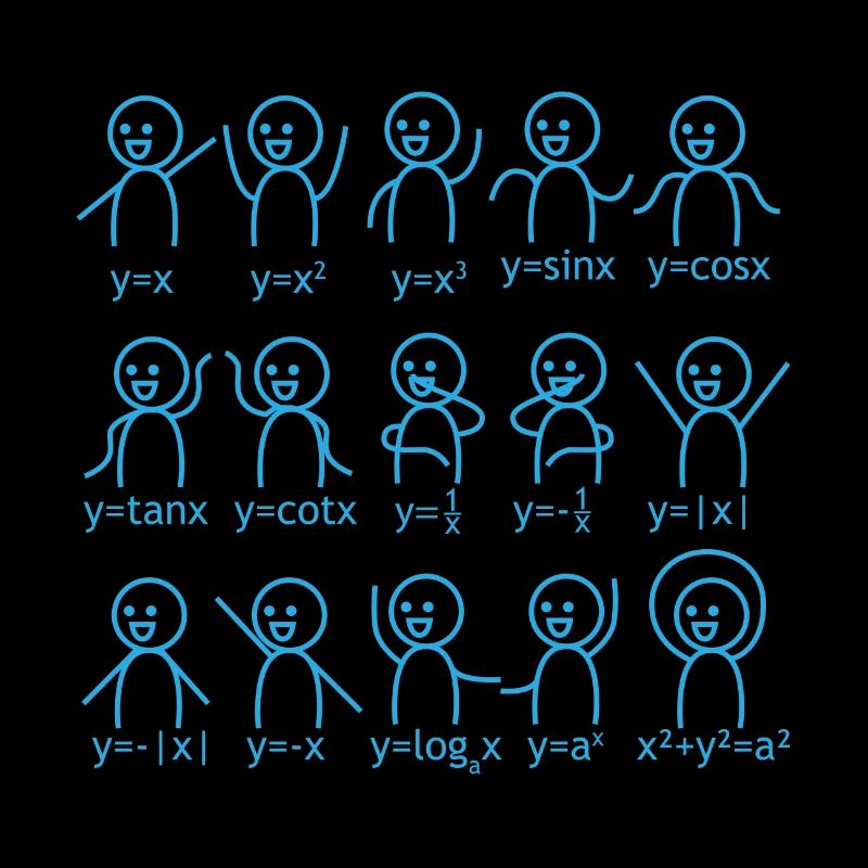Mathematics graphic formula school gift