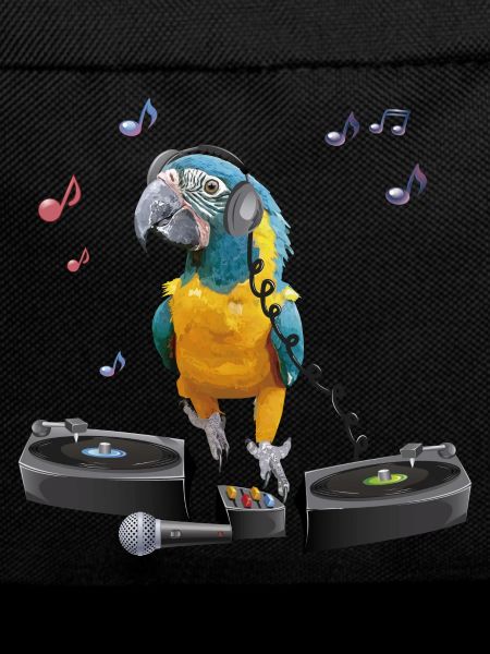 blue-bearded macaw
