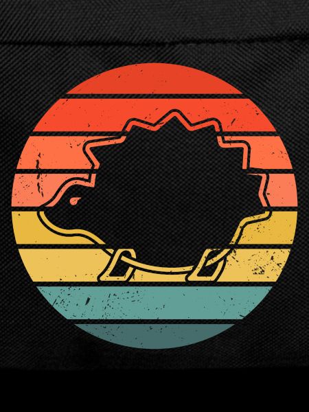 Hedgie Retro Sunset Hedgehog