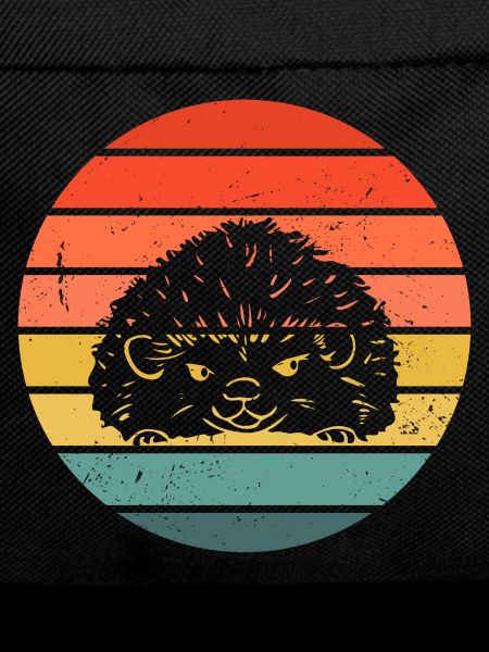 Hedgie Retro Sunset Hedgehog