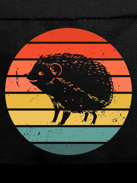 Hedgie Retro Sunset Hedgehog