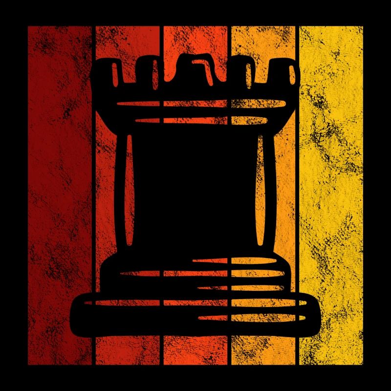 Retro Chess Chess Player Checkmate Chess Piece