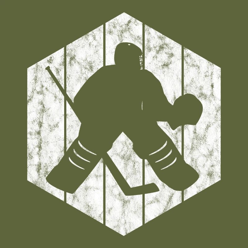 Eishockey im retro oder vintage Style für Kinder