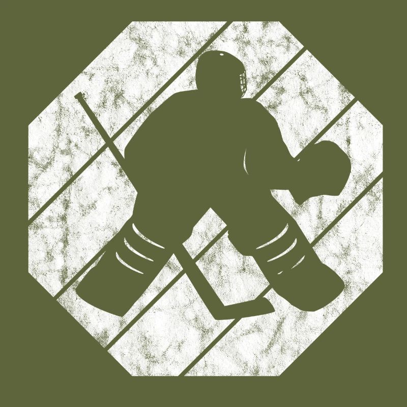 Eishockey im retro oder vintage Style für Kinder