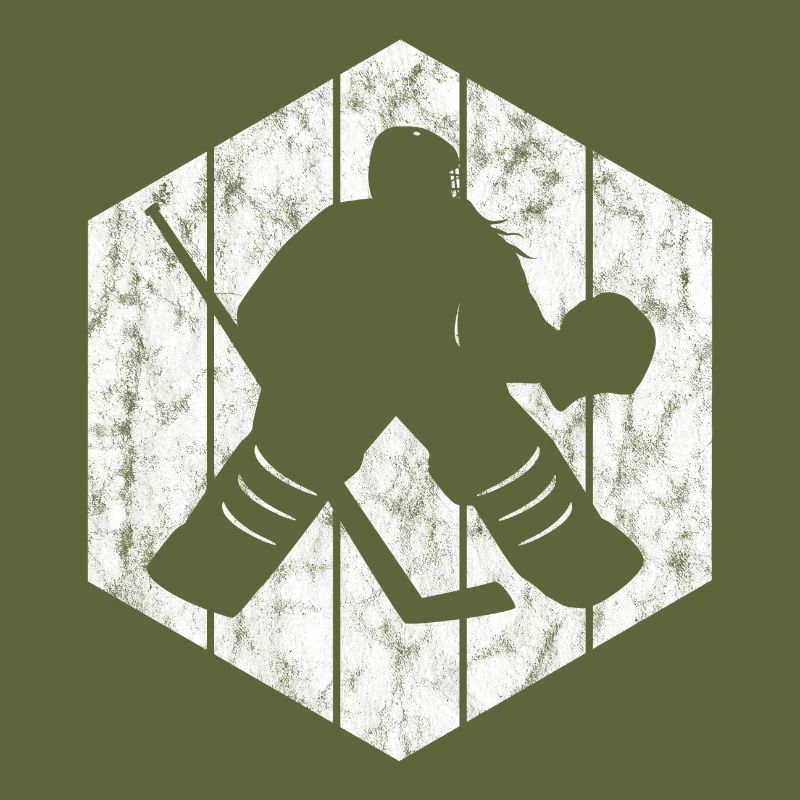 Eishockey im retro oder vintage Style für Kinder