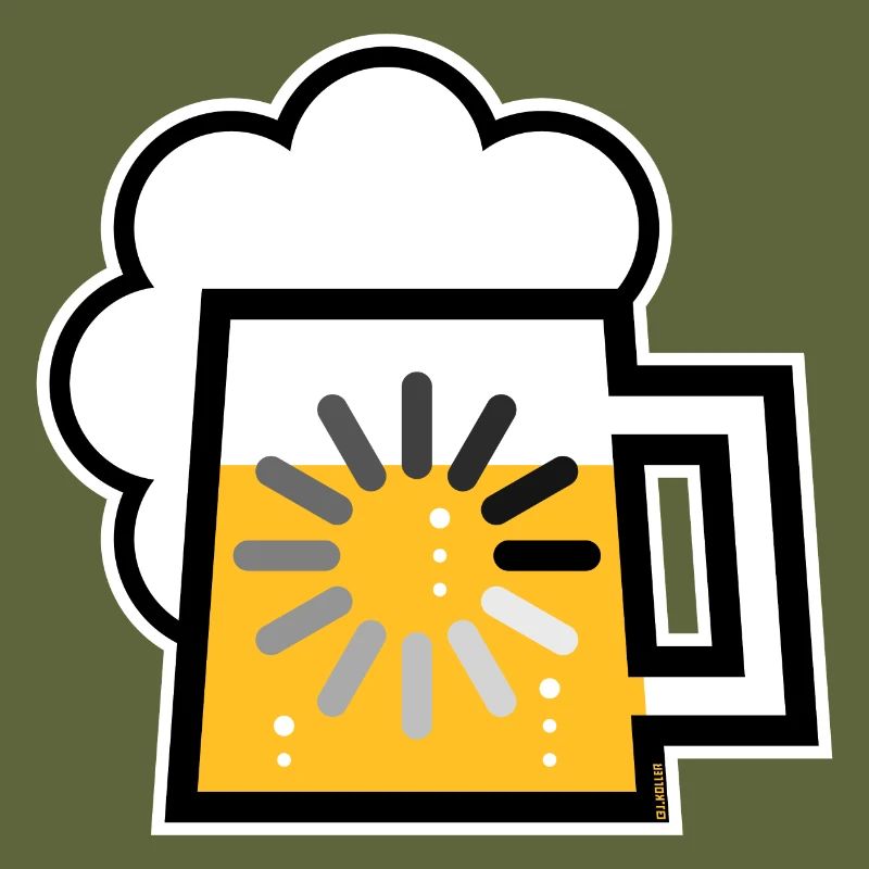 Bier Wird Geladen (Bierkrug Loading / Icon / | )