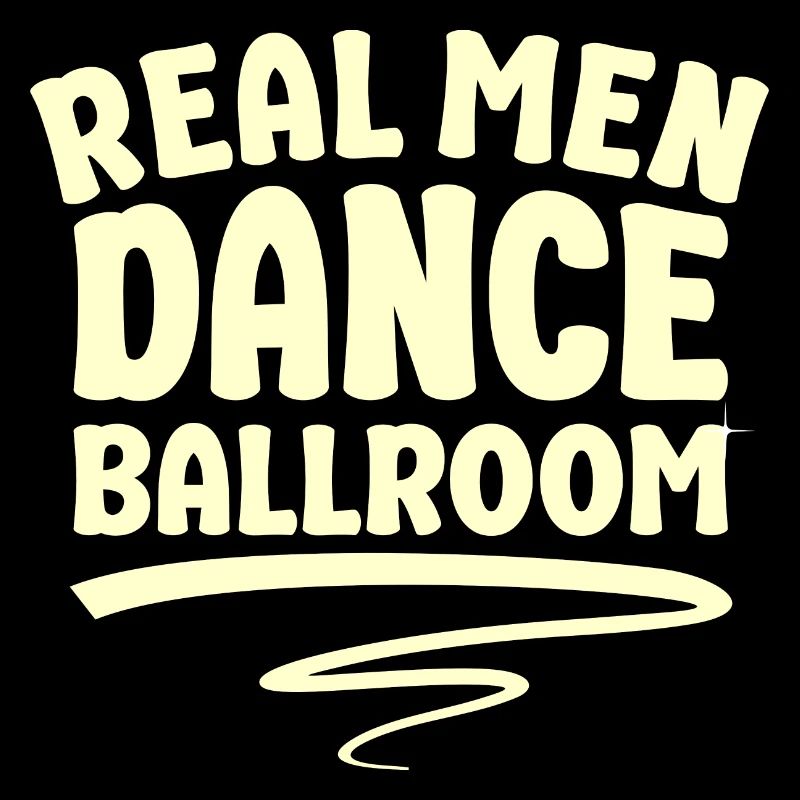 Real Men Dancing Partner Dance Couple Dance