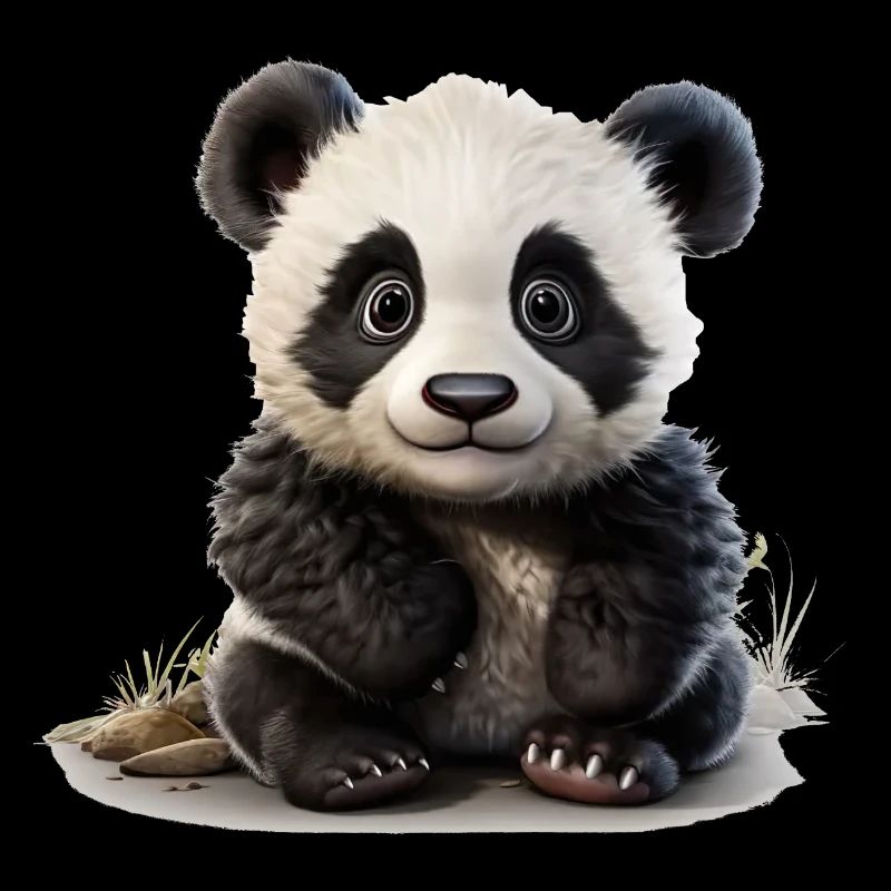 Cute little panda bear