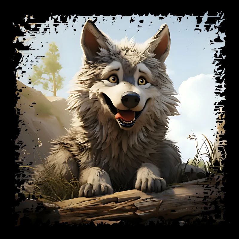 Funny Wolf
