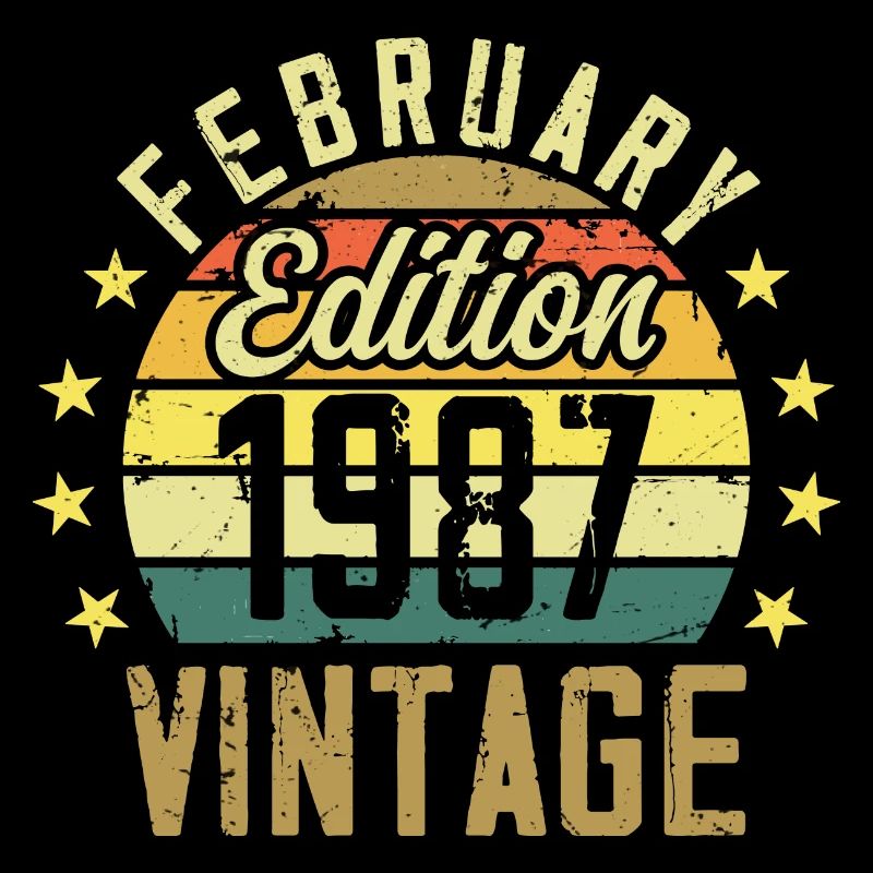 Anniversaire 37 ans - Cadeau Février 1987 - 37e