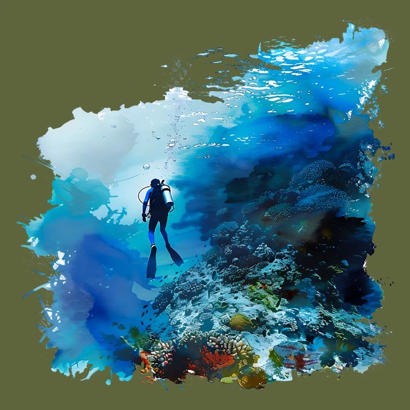 Weightless gliding while diving