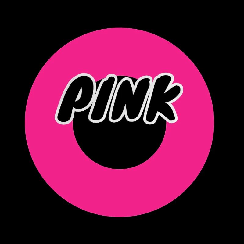 PINK Circle Lettering