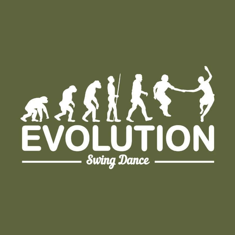 Swing dance dancing evolution gift couples dancers