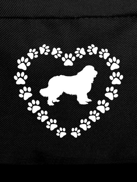 Newfoundland dog paws heart gift