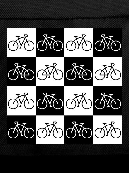 Fahrrad-Checkerboard für Radfahrer