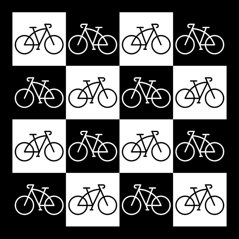 Bicycle checkerboard for cyclists