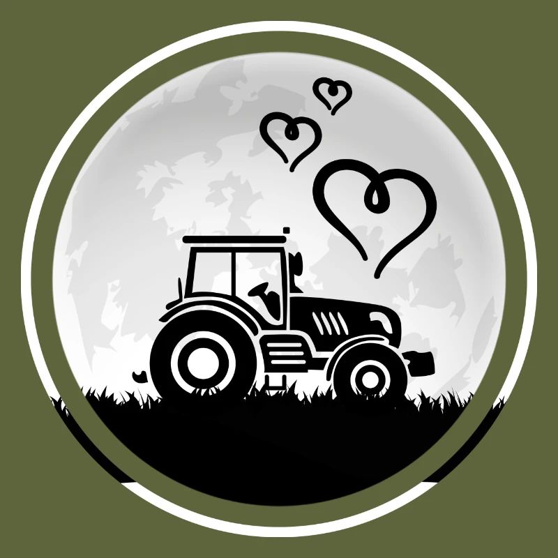 Traktor Traktorfahrer Schlepper "Traktor-Liebe"