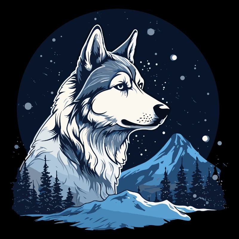 Husky Hund Schlittenhund