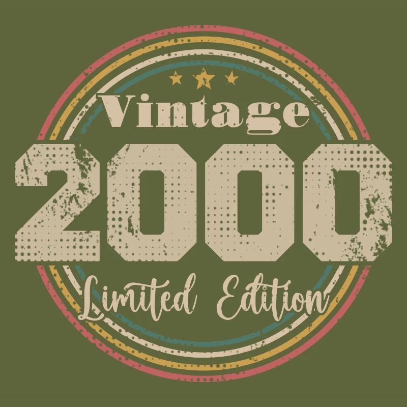 2000 Retro Vintage Geburtstag geboren in - 2000
