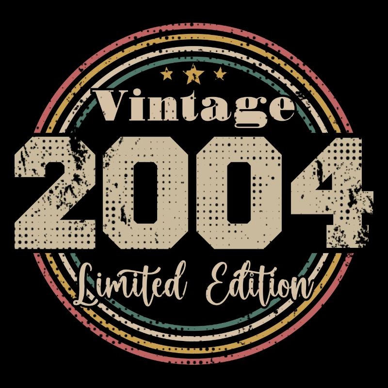 2004 Retro Vintage Birthday Born In - 2004
